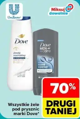 Carrefour Żele pod prysznic marki Dove oferta