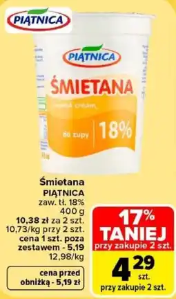Carrefour Śmietana PIĄTNICA oferta