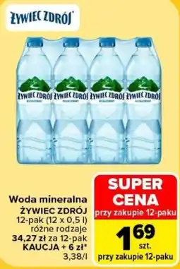 Carrefour Woda mineralna ŻYWIEC ZDRÓJ oferta