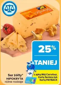 Carrefour Ser żółty hipokryta oferta
