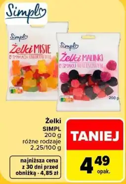 Carrefour Żelki SIMPL oferta