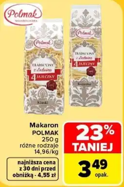 Carrefour Makaron Polmak Tradycyjny z Ludwina 4 Jajeczny oferta
