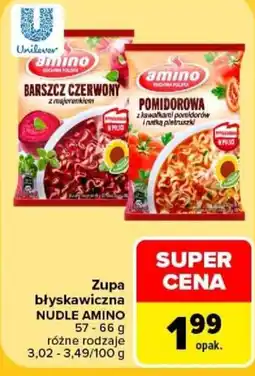 Carrefour Zupa błyskawiczna NUDLE AMINO oferta