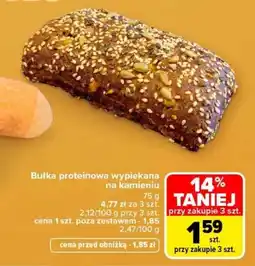 Carrefour Bułka proteinowa wypiekana na kamieniu oferta