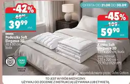 Biedronka Poduszka i Kołdra Soft Elegance 3D Smukee oferta