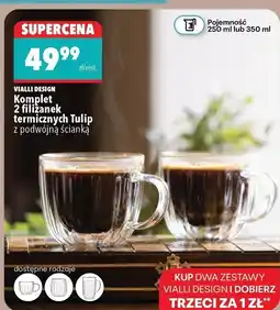 Biedronka Komplet 2 filiżanek termicznych Tulip Vialli Design oferta