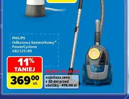 Carrefour Odkurzacz bezworkowy PowerCyclone XB2125/09 Philips oferta