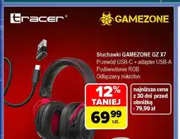 Carrefour Słuchawki Gamezone Gz X7 Tracer oferta