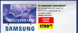 Carrefour Telewizor Samsung UE65U8072F 65 Crystal UHD 4K oferta