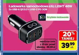 Carrefour Ładowarka samochodowa eXc Light oferta
