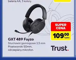 Carrefour Słuchawki gamingowe Gxt 489 Fayzo Trust oferta