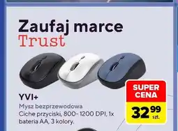 Carrefour Mysz bezprzewodowa Yvi+ Trust oferta