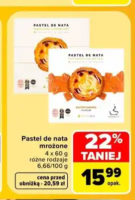 Pastel de nata Salted Caramel mrożone Nata Pura 4-pak