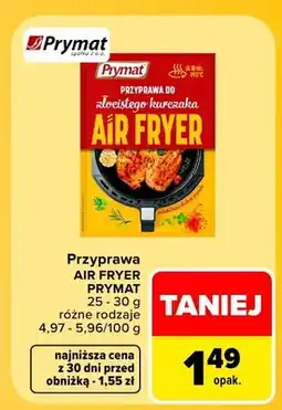 Carrefour Przyprawa do złocistego kurczaka Air Fryer Prymat oferta