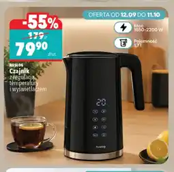 Biedronka Czajnik z regulacją temperatury i wyświetlaczem Huslog oferta
