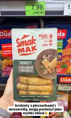Dino Krokiety z pieczarkami i mozzarellą SmakMAK oferta