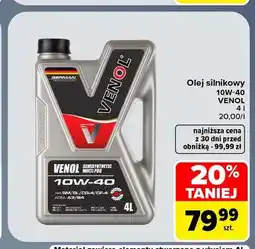 Carrefour Olej silnikowy 10W-40 Venol oferta