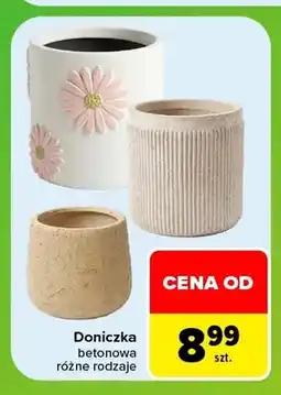 Carrefour Doniczka betonowa oferta