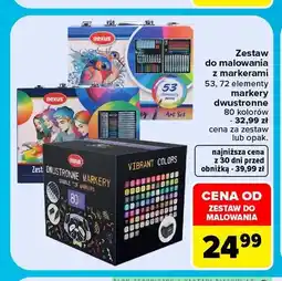 Carrefour Zestaw do malowania z markerami 72 elementy Rexus oferta