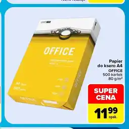 Carrefour Papier do ksero A4 Office 500 kartek 80 g/m² oferta