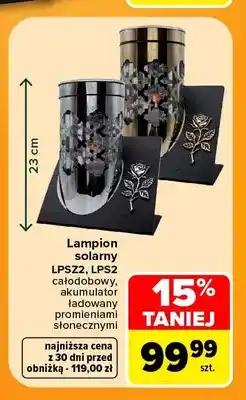 Carrefour Lampion solarny LPSZ2 oferta