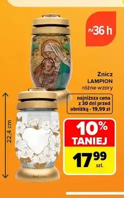 Carrefour Znicz Lampion Bolsius oferta