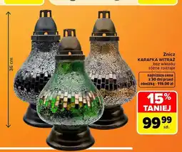 Carrefour Znicz Karafka Witraż bez wkładu oferta