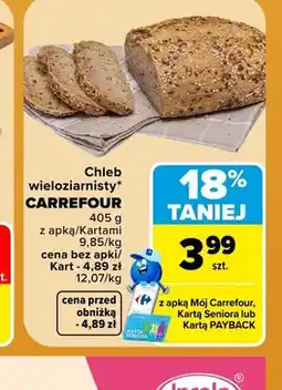 Carrefour Chleb wieloziarnisty Carrefour oferta