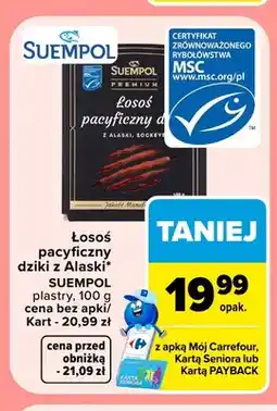 Carrefour Łosoś pacyficzny dziki z Alaski Suempol Premium plastry oferta
