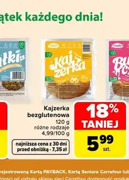 Carrefour Kajzerka bezglutenowa Incola oferta