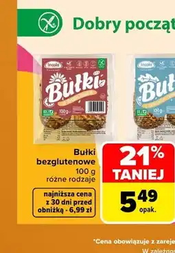 Carrefour Bułki bezglutenowe ze słonecznikiem Incola oferta