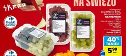 Carrefour Winogrona bezpestkowe białe Carrefour oferta