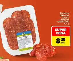 Carrefour Chorizzo pikantne Jakość z Natury Carrefour oferta