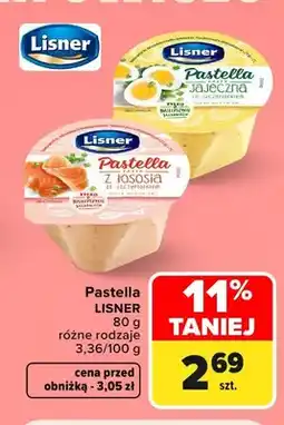 Carrefour Pasta jajeczna ze szczypiorkiem Lisner Pastella oferta