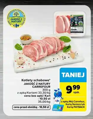 Kotlety schabowe Jakość z Natury Carrefour