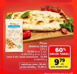 Carrefour Pinsa Bianca Orva oferta