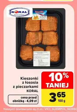Carrefour Kieszonki z łososia z pieczarkami oferta