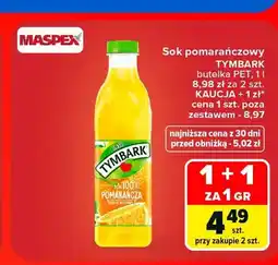 Carrefour Sok pomarańczowy Tymbark oferta