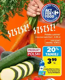 Carrefour Cukinia polska oferta