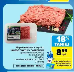 Carrefour Mięso mielone z szynki Jakość z Natury Carrefour oferta