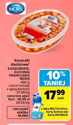 Carrefour Koreczki śledziowe kaszubskie Mors oferta