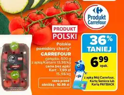 Carrefour Pomidory cherry gałązka polskie Carrefour oferta
