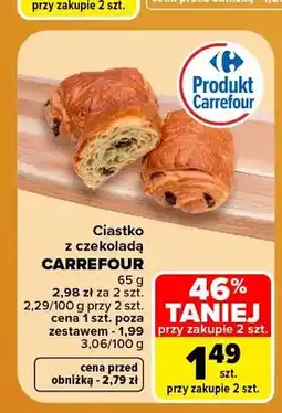 Carrefour Ciastko z czekoladą Carrefour oferta