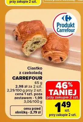 Ciastko z czekoladą Carrefour
