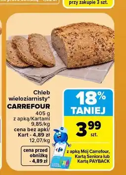 Carrefour Chleb wieloziarnisty Carrefour oferta
