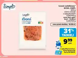 Carrefour Łosoś sałatkowy Mowi oferta