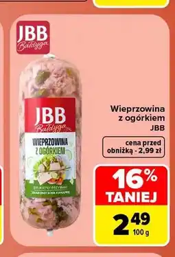 Carrefour Wieprzowina z ogórkiem JBB oferta