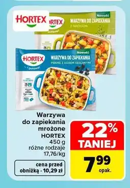 Carrefour Warzywa do zapiekania mrożone Hortex oferta