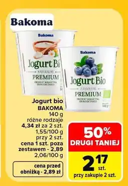 Carrefour Jogurt bio Bakoma oferta