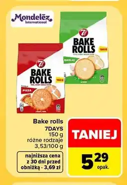 Carrefour Bake rolls 7Days pizza oferta